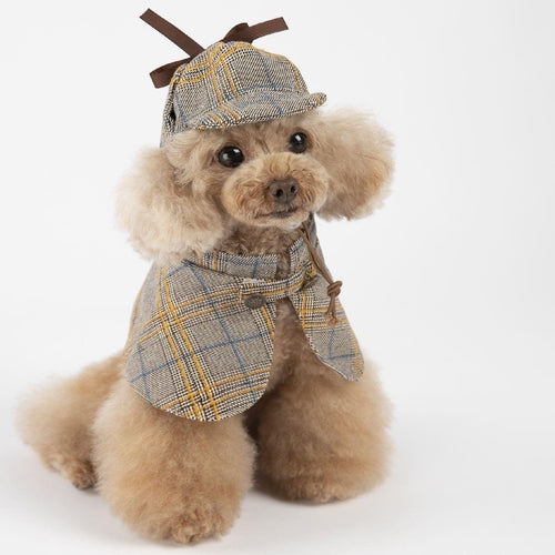 Clever Canine Detective Costume: Stylish And Playful Pet Apparel
