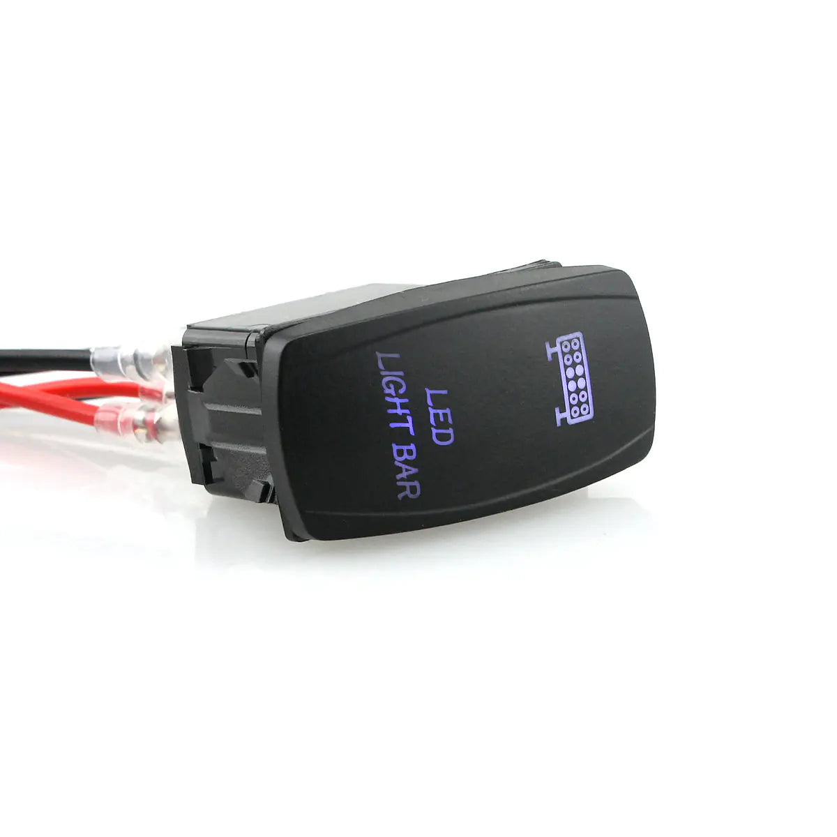 LED Waterproof Button with Dual Lights for Cars