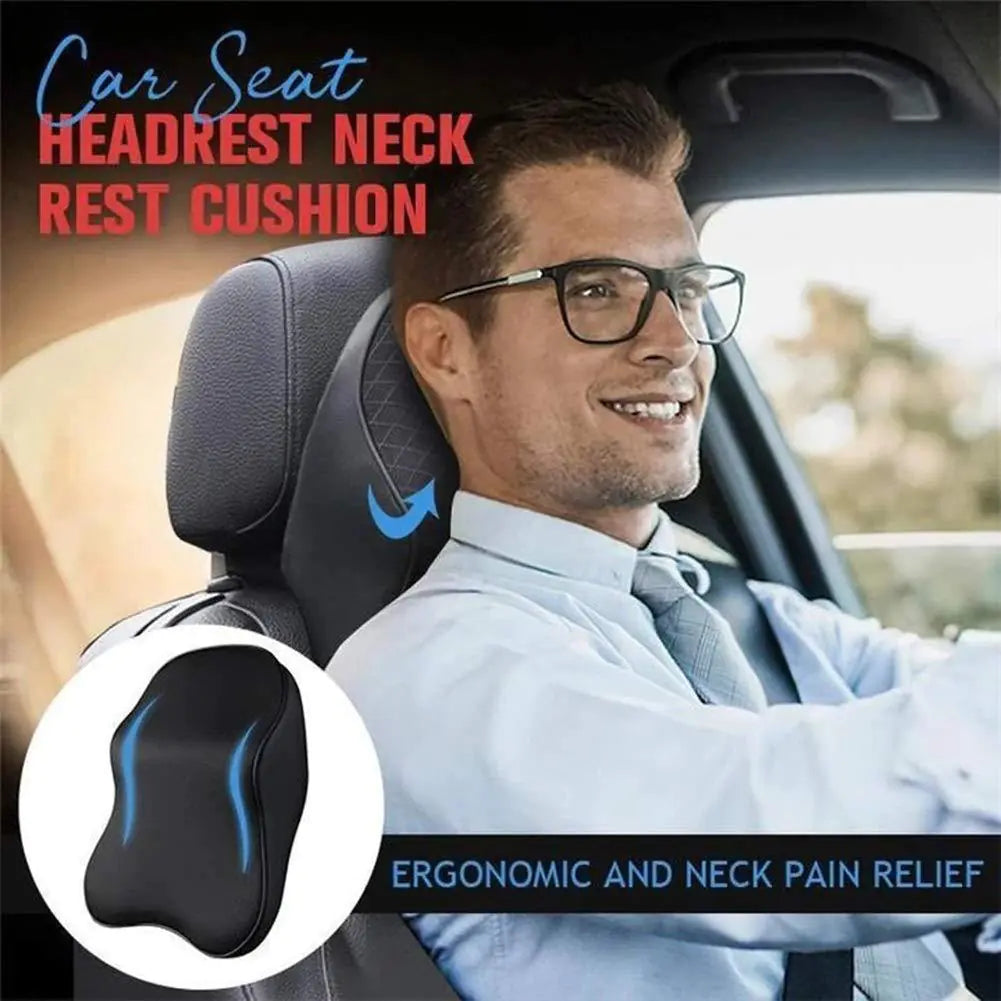 Pain Relief Memory Foam Car Seat Neck Pillow