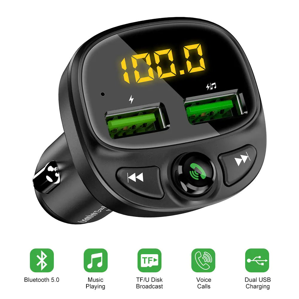 Car Bluetooth Charger, Player, and Receiver