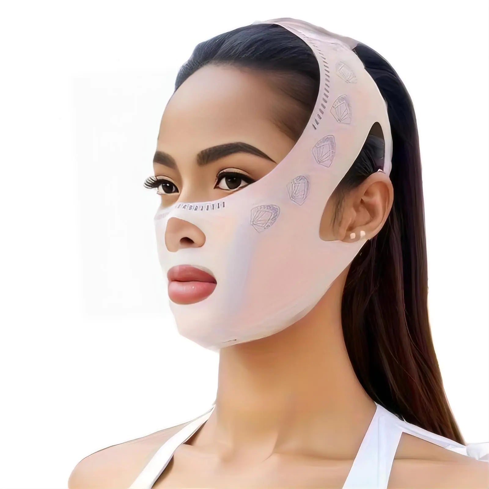 1pc V Line Face Lifting Strap - Chin and Cheek Lifting Bandage for V Face Lift - Sleeping Mask Strap for Women - Gift Idea