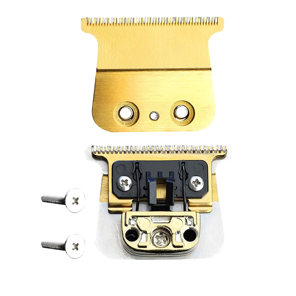 WAHFOX Gold FX Series Replacement Trimmer Blade Compatible with BaBylissPRO FX787 & FX726 Trimmer FX707Z Replacement Blades for BaByliss PRO Barberology Trimmer Blade