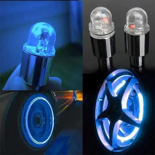 Bicycle Valve LED Lights with Colorful Effects