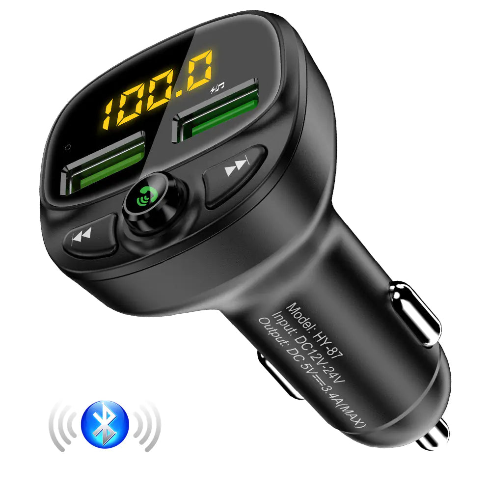 Car Bluetooth Charger, Player, and Receiver