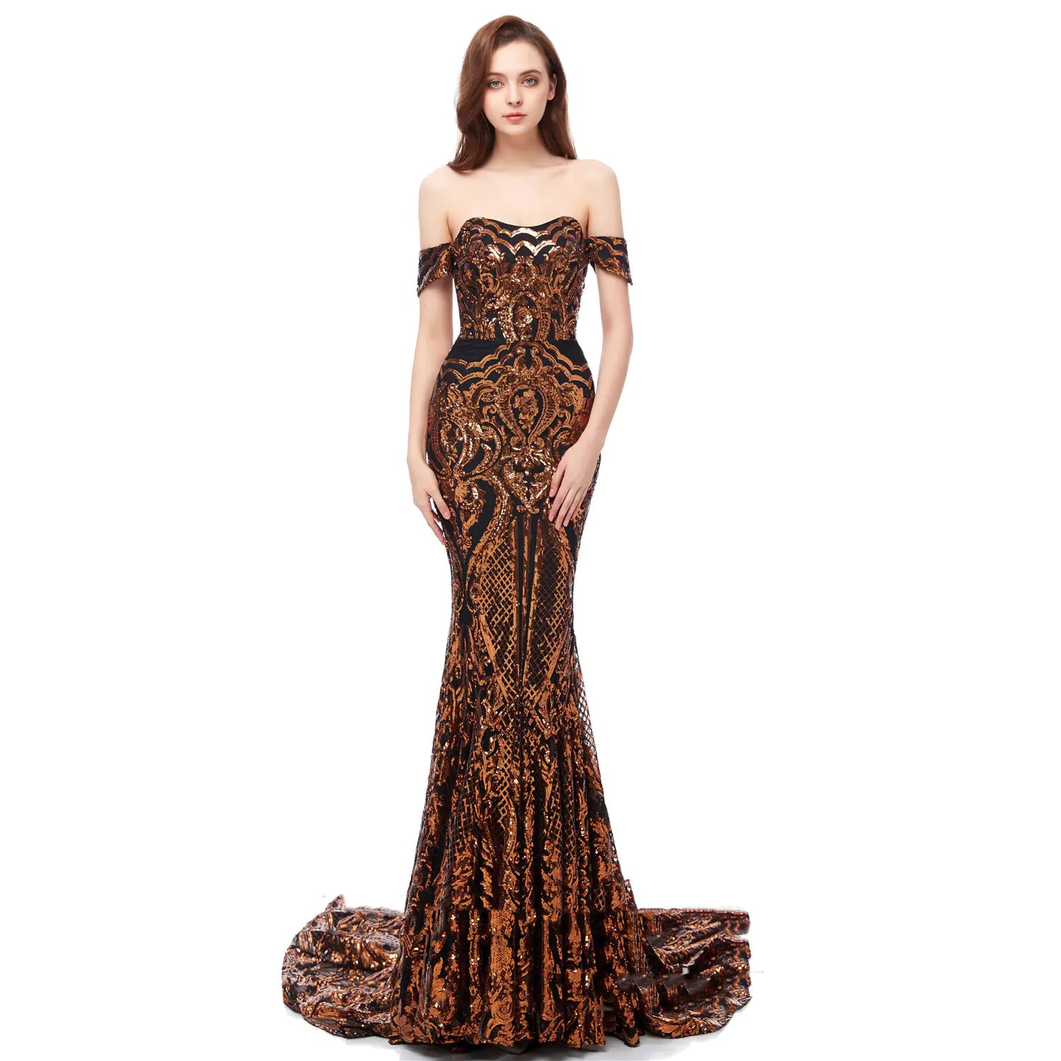 Engerla Brand,Wedding Dress with Sequins