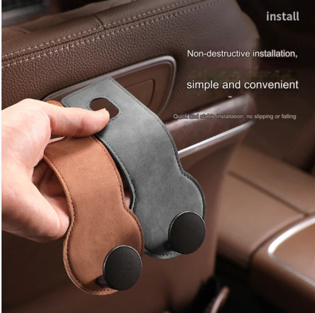 Car Seat Back Hidden Hooks - Multifunctional Metal Hooks