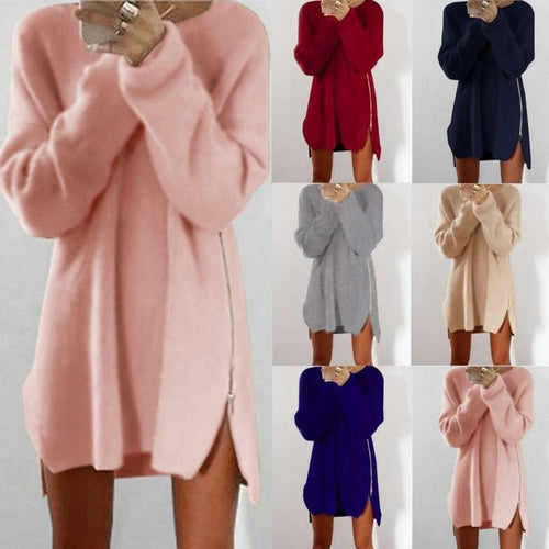 2018 New Fashion Women's Sweater Winter Keep Warm Long Sleeve O-neck