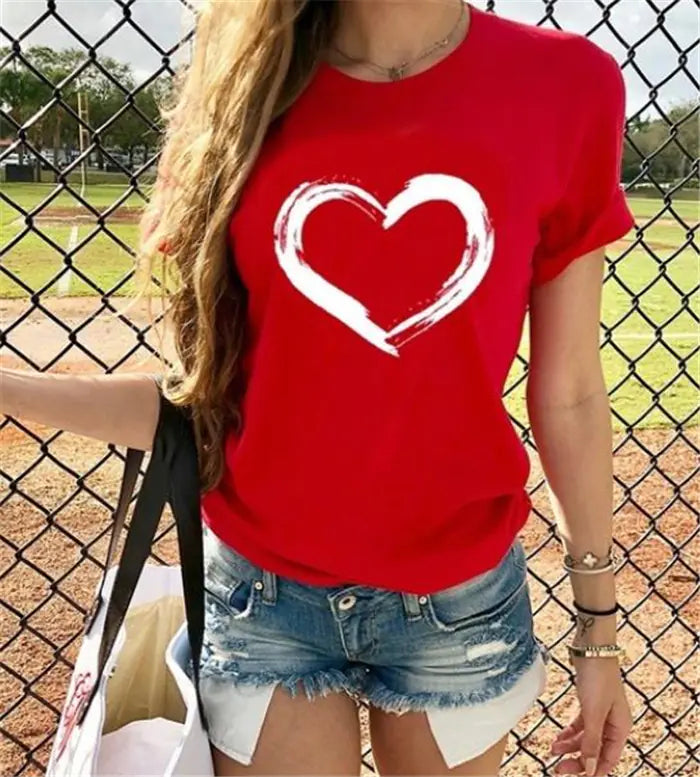 Women's Short Sleeve T-Shirt Top (Various Styles)