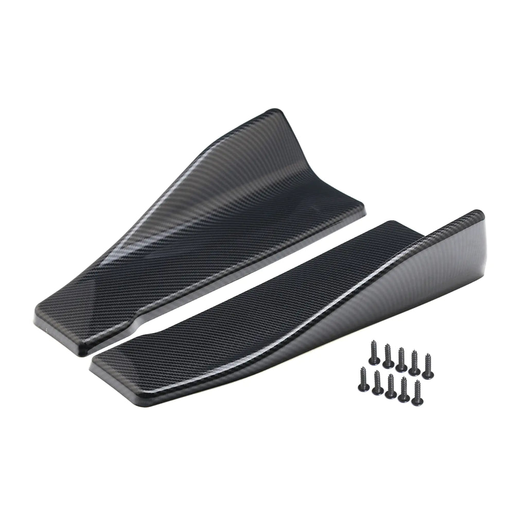 Universal Car Rear Bumper Protector - 48CM Glossy Black