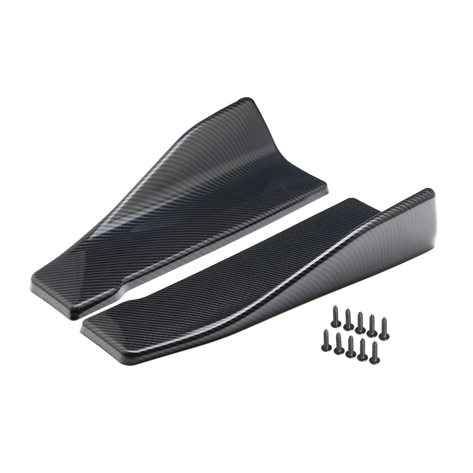 Universal Car Rear Bumper Protector - 48CM Glossy Black
