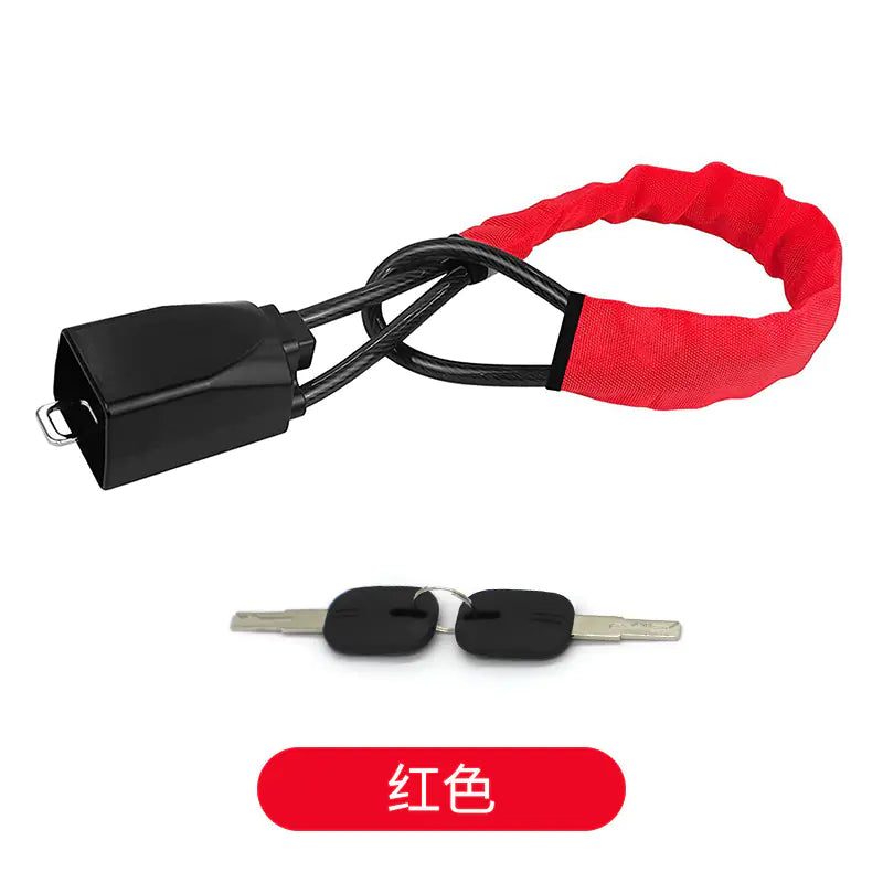 Universal Car Steering Wheel Lock with Steel Cable
