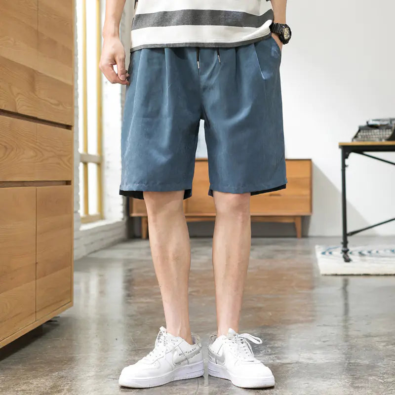 Trendy Loose Korean Style Five-Point Pants