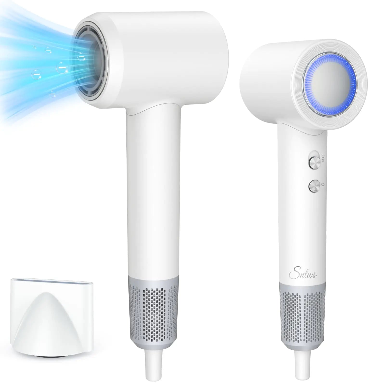 Hair Dryer Negative Ionic Hair Dryer with 110000 RPM Brushless Motor 1500W Fast Drying Professional Blow Dryer for Women with Magnetic Nozzle Low Noise Portable Hairdryer for Home Travel