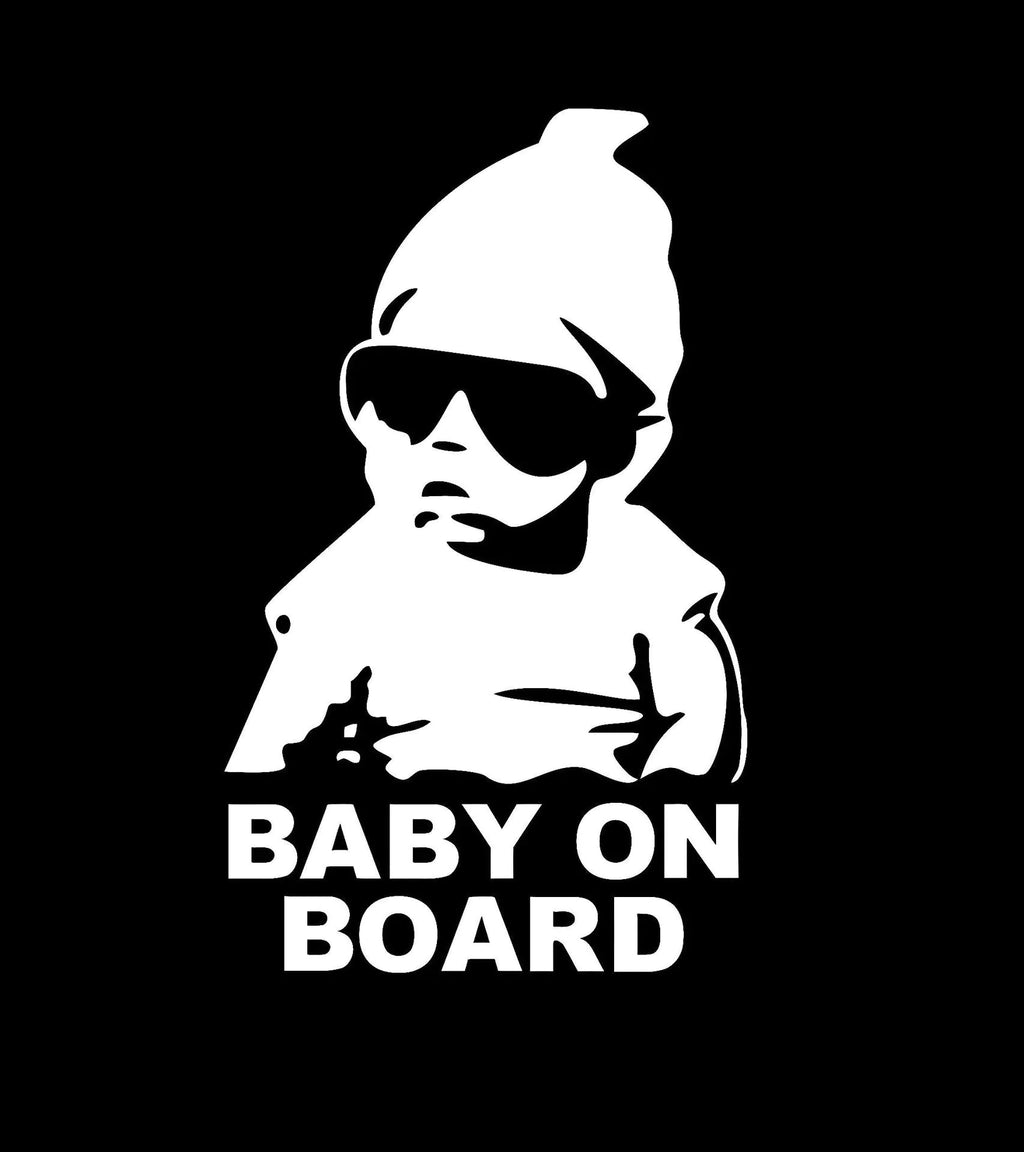 Cute Baby on Board Reflective Car Sticker for Girls