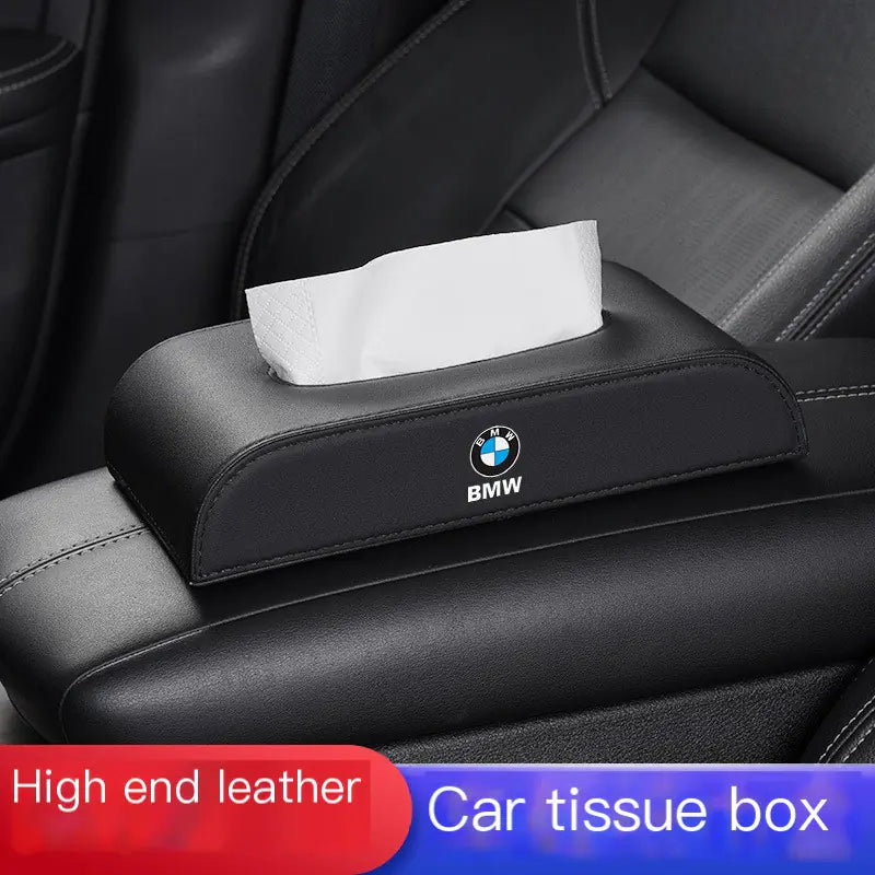 Creative Car Tissue Box with Premium Leather Design