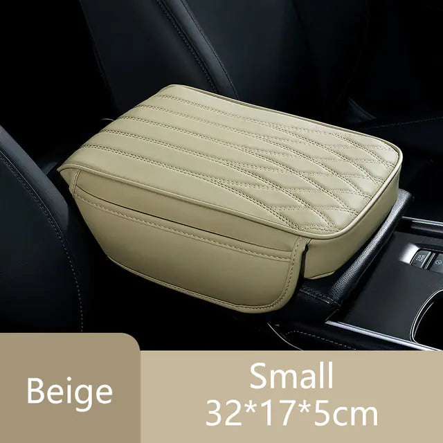 Universal Leather Memory Foam Car Armrest Cushion Support